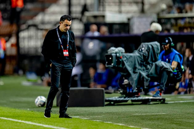 THESSALONIKI Netherlands head coach Xavi Hernandez during the UEFA Nations League match between Greece and the Netherlands at Toumba Stadium on October 1, 2026, in Thessaloniki, Greece. Photo by DeFodi Images