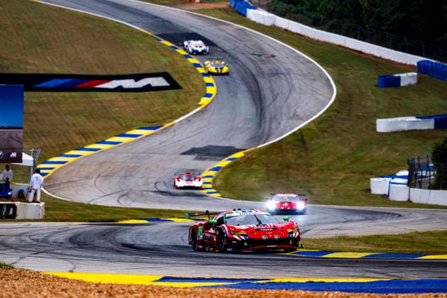 AUTO - IMSA - PETIT LE MANS 2026 21 FUOCO Antonio (ita), MANN Simon (gbr), WADOUX Lilou (fra), AF Corse, Ferrari 296 GT3 Evo, action during the 2026 Motul Petit Le Mans, 11th round of the 2026 IMSA WeatherTech SportsCar Championship, from October 1 to 3, 2026 on the Michelin Raceway Road Atlanta in Braselton, Georgia, United States of America - BraseltonUnited States  Copyright: xFabrizioxBoldonix