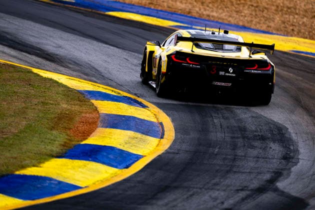 AUTO - IMSA - PETIT LE MANS 2026 03 GARCIA Antonio (esp), KIRCHHOFER Marvin (ger), SIMS Alexander (gbr), Corvette Racing by Pratt Miller Motorsports, Chevrolet Corvette Z06 GT3.R, action during the 2026 Motul Petit Le Mans, 11th round of the 2026 IMSA WeatherTech SportsCar Championship, from October 1 to 3, 2026 on the Michelin Raceway Road Atlanta in Braselton, Georgia, United States of America - BraseltonUnited States  Copyright: xFabrizioxBoldonix