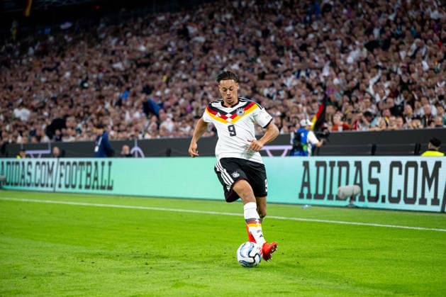 October 1, 2026, GER, Soccer, Men s, UEFA Nations League International Match, League A, Matchday 3, Germany vs. Serbia, Derry Scherhant (Germany), 9 am Ball, Munich, Allianz Arena, Bavaria, Germany Copyright: xNordphoto Memmlerx