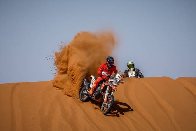 W2RC - RALLYE DU MAROC 2026 137 TRELLUYER Louis (fra), Challenger Racing Team, KTM 450 Rally Factory Replica, FIM W2RC, Rally 2, action, during the Stage 3 of the Rallye du Maroc 2026, 4th round of the 2026 WR2C Championship from October 1, 2026 around Zagora, Morocco - AgadirMorocco  Copyright: xFREDERICxLExFLOCxHx