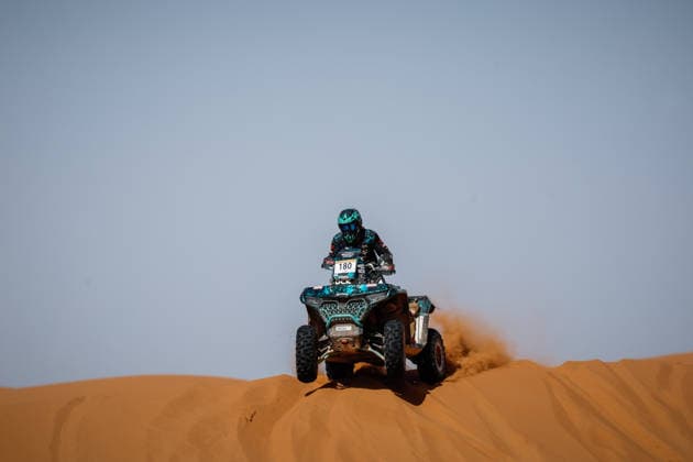 W2RC - RALLYE DU MAROC 2026 180 KANOPKINAS Antanas (ltu), CFMoto Thunder Racing Team, CFMoto CForce 1000, FIM W2RC, Quad, action, during the Stage 3 of the Rallye du Maroc 2026, 4th round of the 2026 WR2C Championship from October 1, 2026 around Zagora, Morocco - AgadirMorocco  Copyright: xFREDERICxLExFLOCxHx