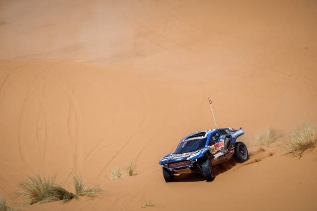 W2RC - RALLYE DU MAROC 2026 225 SAINZ Carlos (esp), OLIVERAS Daniel (esp), Ford Raptor, Ford Racing, FIA W2RC, ULT T1+, action, during the Stage 3 of the Rallye du Maroc 2026, 4th round of the 2026 WR2C Championship from October 1, 2026 around Zagora, Morocco - AgadirMorocco  Copyright: xFREDERICxLExFLOCxHx