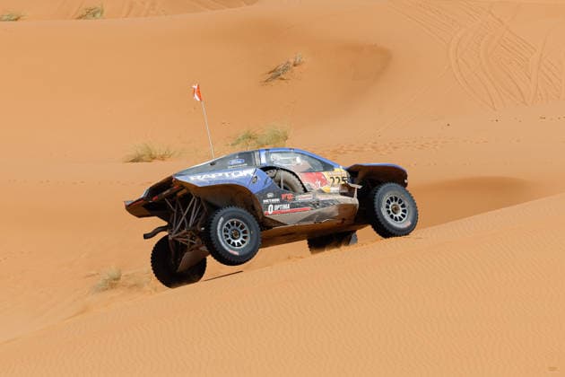 W2RC - RALLYE DU MAROC 2026 225 SAINZ Carlos (esp), OLIVERAS Daniel (esp), Ford Raptor, Ford Racing, FIA W2RC, ULT T1+, action, during the Stage 3 of the Rallye du Maroc 2026, 4th round of the 2026 WR2C Championship from October 1, 2026 around Zagora, Morocco - AgadirMorocco  Copyright: xFREDERICxLExFLOCxHx