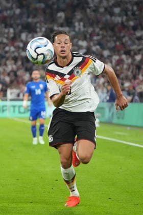 Derry Scherhant Germany Munich October 1, 2026 Germany vs. Serbia, UEFA Nations League, Matchday 3, Allianz Arena