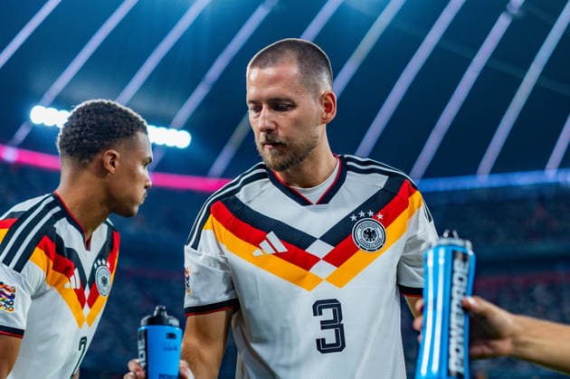 Nations League, Group A, Matchday 3, Germany vs. Serbia on October 1, 2026, at the Allianz Arena in Munich; Malick Thiaw (Germany), Waldemar Anton (Germany) Copyright: xBahhoxKarax