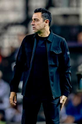 THESSALONIKI Netherlands head coach Xavi Hernandez during the UEFA Nations League match between Greece and the Netherlands at Toumba Stadium on October 1, 2026, in Thessaloniki, Greece. Photo by DeFodi Images