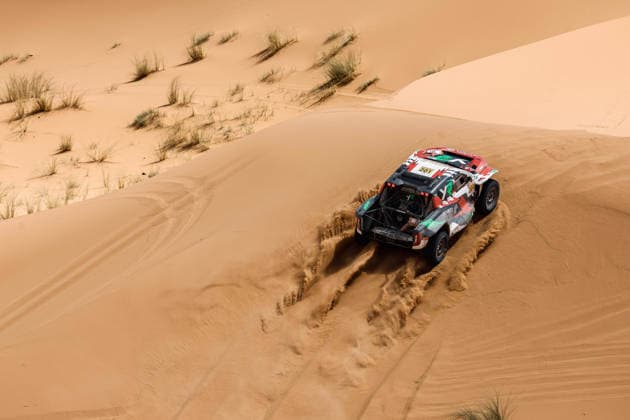 W2RC - RALLYE DU MAROC 2026 201 AL RAJHI Yazeed (ksa), ZENZ Dennis (ger), Toyota Hilux GR, Overdrive Racing, FIA W2RC, ULT T1+, action, during the Stage 3 of the Rallye du Maroc 2026, 4th round of the 2026 WR2C Championship from October 1, 2026 around Zagora, Morocco - AgadirMorocco Copyright: xFREDERICxLExFLOCxHx