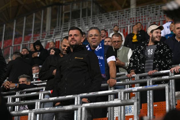 IPA89188611 - Kosovo supporters during the Nations League phase, Matchday 3 between Israel and Kosovo on October 1, 2026, at the Puskas Arena in Budapest, Hungary  Copyright: xVincenzoxOrlando IPAxSportx xx IPA89188611