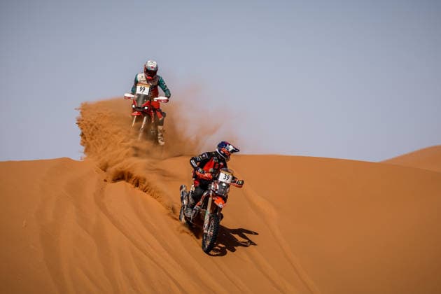 W2RC - RALLYE DU MAROC 2026 39 MELOT Benjamin (fra), Esprit KTM, KTM 450 Rally Factory Replica, FIM W2RC, Rally 2, action, during the Stage 3 of the Rallye du Maroc 2026, 4th round of the 2026 WR2C Championship from October 1, 2026 around Zagora, Morocco - AgadirMorocco Copyright: xFREDERICxLExFLOCxHx