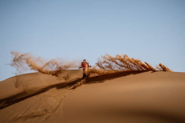 W2RC - RALLYE DU MAROC 2026 18 HERRERA RIED Benjamin (chi), Xraids Experience, KTM 450 Rally Factory Replica, FIM W2RC, Rally 2, action, during the Stage 3 of the Rallye du Maroc 2026, 4th round of the 2026 WR2C Championship from October 1, 2026 around Zagora, Morocco - AgadirMorocco Copyright: xFREDERICxLExFLOCxHx