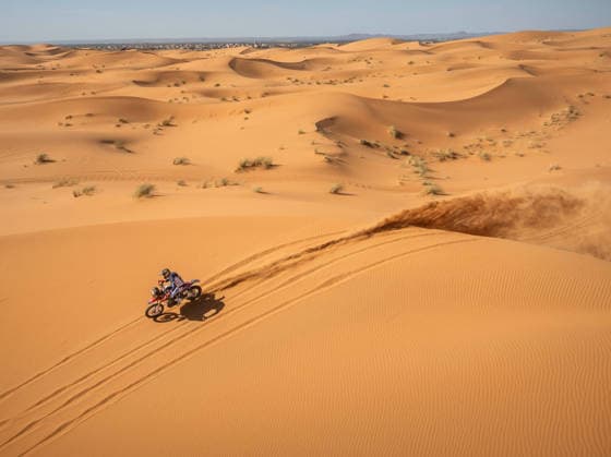 W2RC - RALLYE DU MAROC 2026 85 CAMPBELL Preston (usa), Monster Energy Honda HRC, Honda CRF 450, FIM W2RC, Rally 2, action, during the Stage 3 of the Rallye du Maroc 2026, 4th round of the 2026 WR2C Championship from October 1, 2026 around Zagora, Morocco - AgadirMorocco  Copyright: xFREDERICxLExFLOCxHx