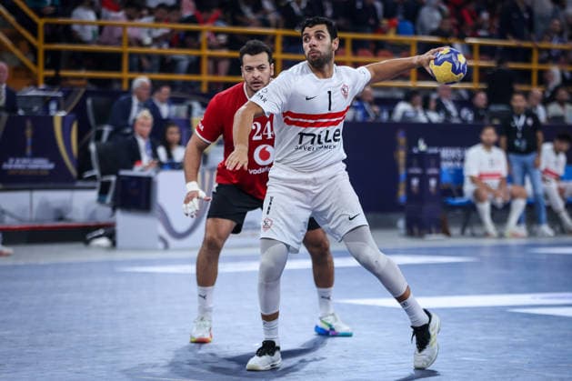 Zamalek V Al Ahly - 19th IHF Men s Club World Championship, WM, Weltmeisterschaft 2026 - Bronze Medal Match Akram Saad of Zamalek plays during the 19th IHF Men s Club World Championship 2026 bronze medal match between Zamalek and Al Ahly at the New Administrative Capital Covered Hall on October 1, 2026. New Cairo -New Capital Egypt  Copyright: xAymanxArefx originalFilename:aref-notitle261001_npnat
