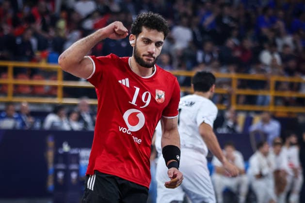 Zamalek V Al Ahly - 19th IHF Men s Club World Championship, WM, Weltmeisterschaft 2026 - Bronze Medal Match Omar Sami of Al Ahly plays during the 19th IHF Men s Club World Championship 2026 bronze medal match between Zamalek and Al Ahly at the New Administrative Capital Covered Hall on October 1, 2026. New Cairo -New Capital Egypt  Copyright: xAymanxArefx originalFilename:aref-notitle261001_npwZ8