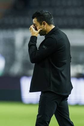 THESSALONIKI - Netherlands coach Xavi Hernandez reacts after trailing 1-0 during the UEFA Nations League match between Greece and the Netherlands at Toumba Stadium on October 1, 2026, in Greece. KOEN VAN WEEL ANP xVIxANPxSportx xxANPxIVx 571091709 originalFilename: 571091709