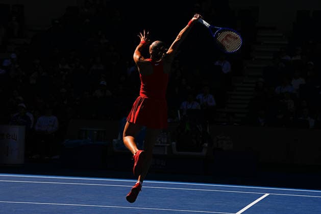October 1, 2026, Beijing, China: Qinwen Zheng of China plays against Han Shi of China ( not in view) during the Women s singles match on day two of the China Open at the National Tennis Center. Beijing China - ZUMAs197 20261001_aaa_s197_166 Copyright: xPolyxFeix
