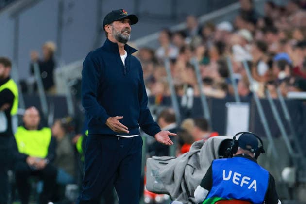 UEFA Nations League 26 27 Germany vs. Serbia on October 1, 2026, at the Allianz Arena in Munich; Coach Jürgen Juergen Klopp; Germany: dissatisfied, disappointed, disheartened, dejected MH