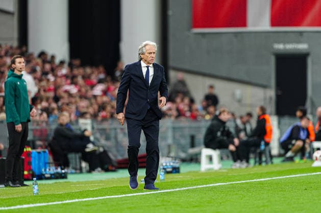 Jorge Jesus, Portugal; Coach, DEN, Denmark vs. Portugal, Soccer, UEFA Nations League A, Group 4, Matchday 3, 2026–2027 Season, October 1, 2026 DEN, Denmark vs. Portugal, Soccer, UEFA Nations League A, Group 4, Matchday 3, 2026–2027 Season, October 1, 2026 Copenhagen Copyright: xEibner-Pressefoto MarcelxvonxFehrnx EP_MFN