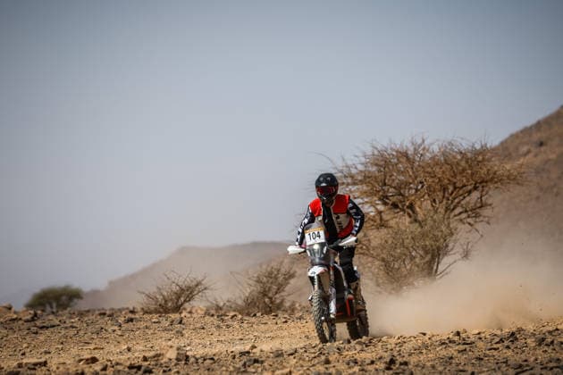 W2RC - RALLYE DU MAROC 2026 104 BONELLO Anthony (can), Nomadik and Co, KTM 450 Rally Factory Replica, FIM W2RC, Rally 2, action, during the Stage 1 of the Rallye du Maroc 2026, 4th round of the 2026 WR2C Championship from September 29, 2026 between Agadir and Zagora, Morocco - AgadirMorocco  Copyright: xFREDERICxLExFLOCxHx