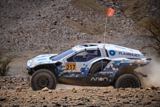 W2RC - RALLYE DU MAROC 2026 217 KROTOV Denis (kgz), ZHILTSOV Konstantin (kgz), Ford Raptor, M Rally Raid Team, FIA W2RC, ULT T1+, action, during the Stage 1 of the Rallye du Maroc 2026, 4th round of the 2026 WR2C Championship from September 29, 2026 between Agadir and Zagora, Morocco - AgadirMorocco Copyright: xFREDERICxLExFLOCxHx