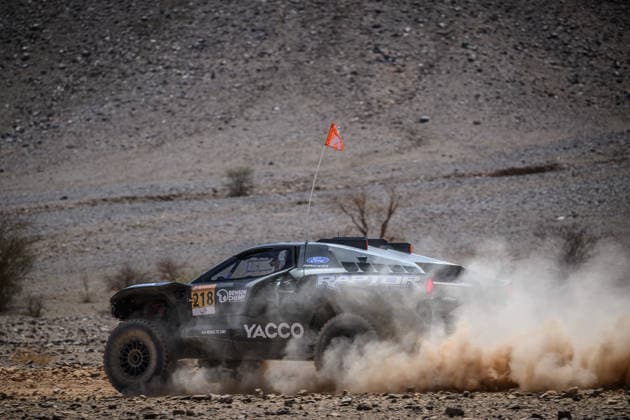 W2RC - RALLYE DU MAROC 2026 218 DUMAS Romain (fra), PES Anthony (fra), Ford Raptor, RD Limited, FIA W2RC, ULT T1+, action, during the Stage 1 of the Rallye du Maroc 2026, 4th round of the 2026 WR2C Championship from September 29, 2026 between Agadir and Zagora, Morocco - AgadirMorocco  Copyright: xFREDERICxLExFLOCxHx