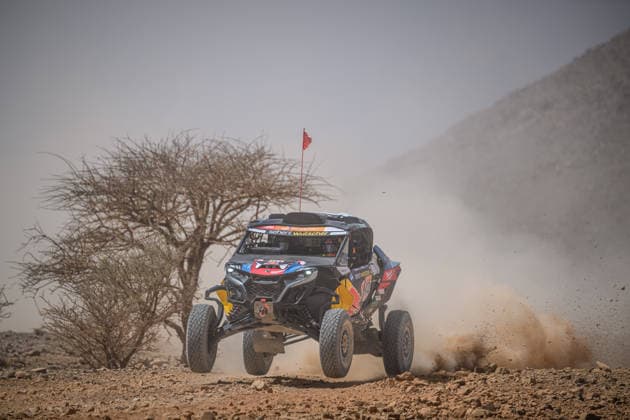 W2RC - RALLYE DU MAROC 2026 412 WALKNER Matthias (aut), MENA Oriol (esp), BRP Can-Am Maverick R, South Racing Can-Am, SSV SSV1, action, during the Stage 1 of the Rallye du Maroc 2026, 4th round of the 2026 WR2C Championship from September 29, 2026 between Agadir and Zagora, Morocco - AgadirMorocco Copyright: xFREDERICxLExFLOCxHx