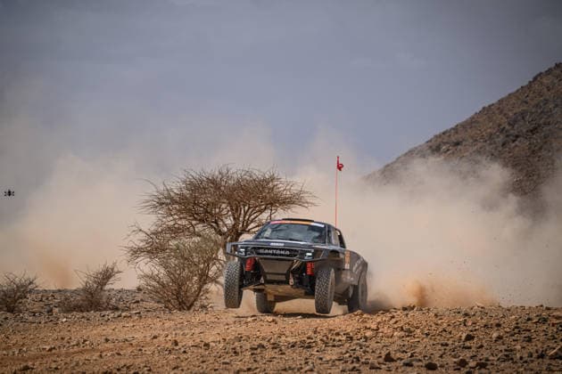 W2RC - RALLYE DU MAROC 2026 212 GUTIERREZ Cristina (esp), SOLÃÄ Marc (esp), Santana 400 T1+, Santana Racing Team, ULT T1+, action, during the Stage 1 of the Rallye du Maroc 2026, 4th round of the 2026 WR2C Championship from September 29, 2026 between Agadir and Zagora, Morocco - AgadirMorocco Copyright: xFREDERICxLExFLOCxHx