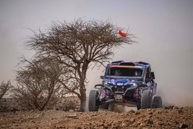 W2RC - RALLYE DU MAROC 2026 415 LEPIETRE Benoit (fra), RELMY-MADINSKA Rodrigue (fra), BRP Can-Am Maverick R, BTR, SSV SSV1, action, during the Stage 1 of the Rallye du Maroc 2026, 4th round of the 2026 WR2C Championship from September 29, 2026 between Agadir and Zagora, Morocco - AgadirMorocco  Copyright: xFREDERICxLExFLOCxHx