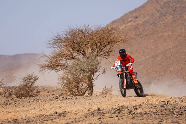 W2RC - RALLYE DU MAROC 2026 137 TRELLUYER Louis (fra), Challenger Racing Team, KTM 450 Rally Factory Replica, FIM W2RC, Rally 2, action, during the Stage 1 of the Rallye du Maroc 2026, 4th round of the 2026 WR2C Championship from September 29, 2026 between Agadir and Zagora, Morocco - AgadirMorocco  Copyright: xFREDERICxLExFLOCxHx