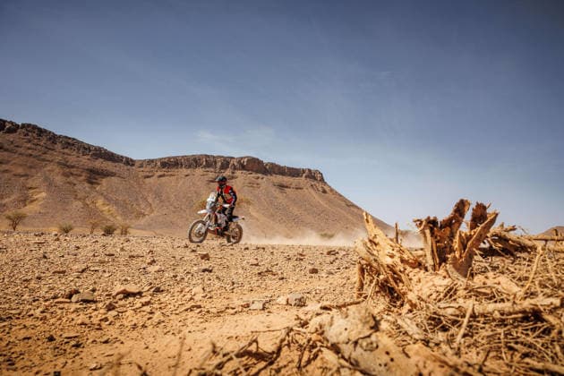 W2RC - RALLYE DU MAROC 2026 104 BONELLO Anthony (can), Nomadik and Co, KTM 450 Rally Factory Replica, FIM W2RC, Rally 2, action, during the Stage 1 of the Rallye du Maroc 2026, 4th round of the 2026 WR2C Championship from September 29, 2026 between Agadir and Zagora, Morocco - AgadirMorocco  Copyright: xFREDERICxLExFLOCxHx