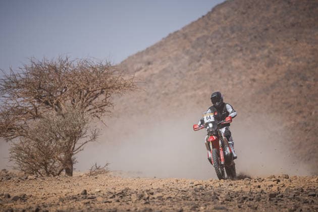W2RC - RALLYE DU MAROC 2026 64 AMARAL Salvador (por), Wingmotor Honda, Honda 450 Rally Factory Replica, FIM W2RC, Rally 2, action, during the Stage 1 of the Rallye du Maroc 2026, 4th round of the 2026 WR2C Championship from September 29, 2026 between Agadir and Zagora, Morocco - AgadirMorocco Copyright: xFREDERICxLExFLOCxHx