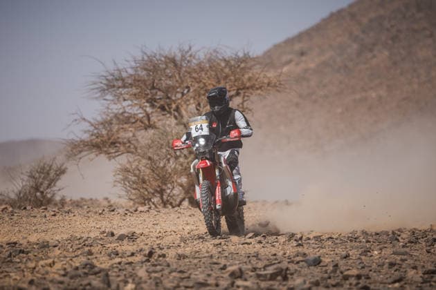 W2RC - RALLYE DU MAROC 2026 64 AMARAL Salvador (por), Wingmotor Honda, Honda 450 Rally Factory Replica, FIM W2RC, Rally 2, action, during the Stage 1 of the Rallye du Maroc 2026, 4th round of the 2026 WR2C Championship from September 29, 2026 between Agadir and Zagora, Morocco - AgadirMorocco Copyright: xFREDERICxLExFLOCxHx