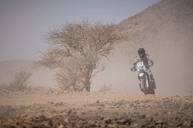 W2RC - RALLYE DU MAROC 2026 135 POUGET Guillaume (fra), GP Sandstorm Racing Team, Kove 450 Rally, FIM W2RC, Rally 2 MM, action, during the Stage 1 of the Rallye du Maroc 2026, 4th round of the 2026 WR2C Championship from September 29, 2026 between Agadir and Zagora, Morocco - AgadirMorocco Copyright: xFREDERICxLExFLOCxHx