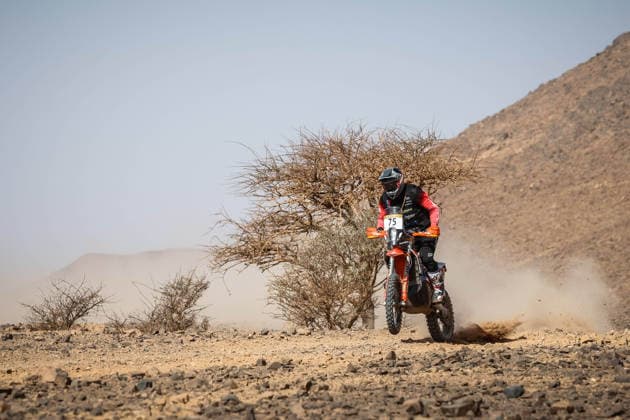 W2RC - RALLYE DU MAROC 2026 75 PAKCIARZ Sebastian (chi), BAS World KTM Team, KTM 450 Rally Factory Replica, FIM W2RC, Rally 2 J, action, during the Stage 1 of the Rallye du Maroc 2026, 4th round of the 2026 WR2C Championship from September 29, 2026 between Agadir and Zagora, Morocco - AgadirMorocco  Copyright: xFREDERICxLExFLOCxHx