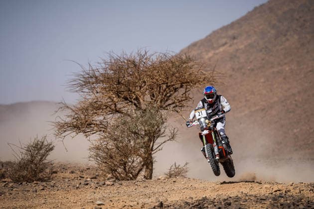 W2RC - RALLYE DU MAROC 2026 21 LEPAN Jean Loup (fra), Duust Rally Team, KTM 450 Rally Factory Replica, FIM W2RC, Rally 2, action, during the Stage 1 of the Rallye du Maroc 2026, 4th round of the 2026 WR2C Championship from September 29, 2026 between Agadir and Zagora, Morocco - AgadirMorocco Copyright: xFREDERICxLExFLOCxHx
