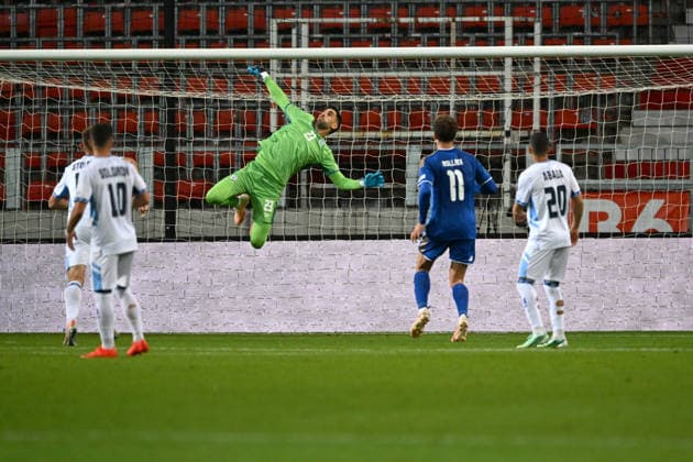IPA89190106 - Assaf Tzur (Israel) during the Nations League, Matchday 3, League B Group B3, between Israel and Kosovo on October 1, 2026, at Nagyerdei Stadium in Debrecen, Hungary  Copyright: xVincenzoxOrlando IPAxSportx xx IPA89190106