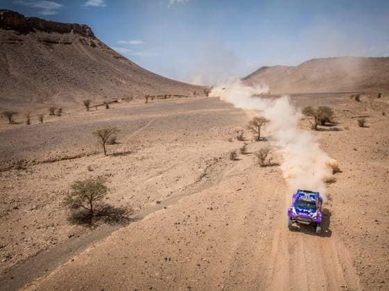 W2RC - RALLYE DU MAROC 2026 247 GRAJEK Wlodzimierz (pol), CZACHOR Jacek (pol), Toyota Hilux GR, Grajek Rally Team, ULT T1+, action, during the Stage 1 of the Rallye du Maroc 2026, 4th round of the 2026 WR2C Championship from September 29, 2026 between Agadir and Zagora, Morocco - AgadirMorocco Copyright: xFREDERICxLExFLOCxHx