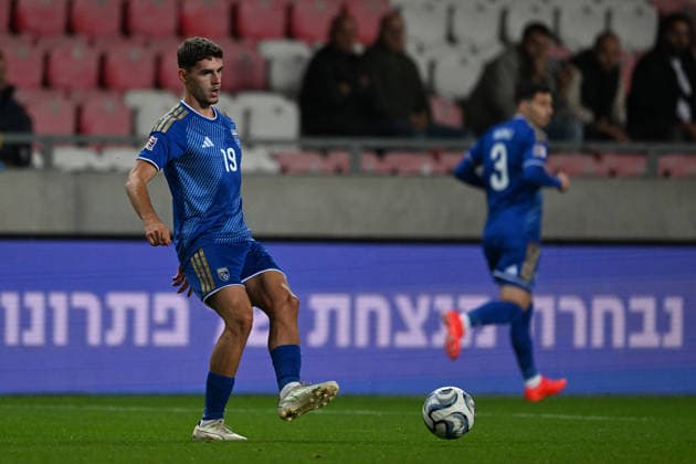 SOCCER - UEFA Nations League - Israel vs. Kosovo Photo by IPA ABACAPRESS.COM89189670 - Dion Kacuri (Kosovo) during the Nations League, Matchday 3, League B Group B3, between Israel and Kosovo on October 1, 2026, at Nagyerdei Stadium in Debrecen, Hungary Haifa Israel  Copyright: xIPAxSport ABACAx