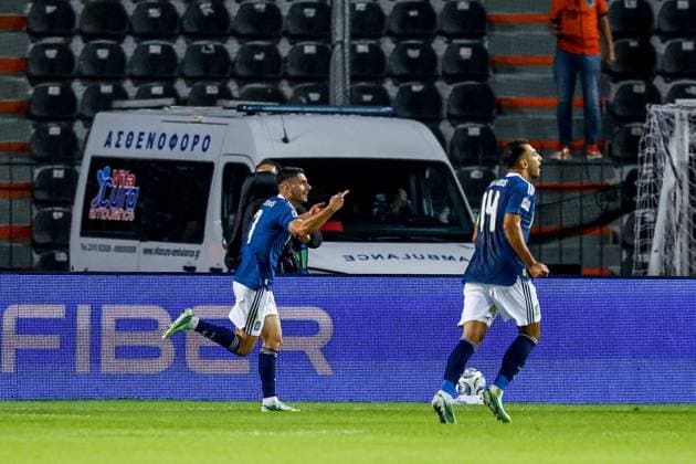 THESSALONIKI - Giorgos Masouras of Greece celebrates his team s second goal during the UEFA Nations League match between Greece and the Netherlands at the Toumba Stadium on 1 October 2026 in Thessaloniki, Greece. MARCEL TER BALS ANP UEFA Nations League 2026 27 xVIxANPxSportx xMarcelxterxBalsxIVx 571095795 originalFilename: 571095795.jpg