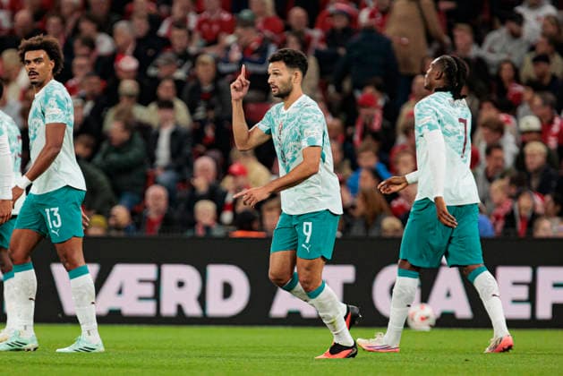 Goncalo Ramos seen during UEFA Nations League Division A game between National Teams of Denmark and Portugal (Ernest Kolodziej Ball Raw Images) Copenhagen Parken Denmark Copyright: xErnestxKolodziejx ernestkolodziej_denmark_portugal_2627_2-9