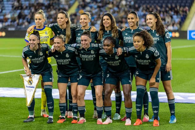 RECORD DATE NOT STATED 1st October 2026; Joie Stadium, Manchester, England; UEFA Womens Champions League Football, Manchester City versus Real Madrid; The Real Madrid Femenino team TimxWilliams