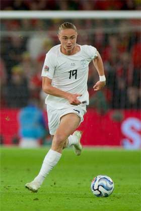 RECORD DATE NOT STATED Football - UEFA Nations League - Group A4 - Wales v Norway CARDIFF, WALES - Thursday, October 1, 2026: Norway s Thelo Aasgaard during the UEFA Nations League Group A4 Matchday 3 match between Wales and Norway at the Cardiff City Stadium. (Photo by David Rawcliffe Propaganda) CARDIFF Cardiff City Stadium CARDIFF WALES  Copyright: xDavidxRawcliffex 2026-10-01-Wales_v_Norway-071