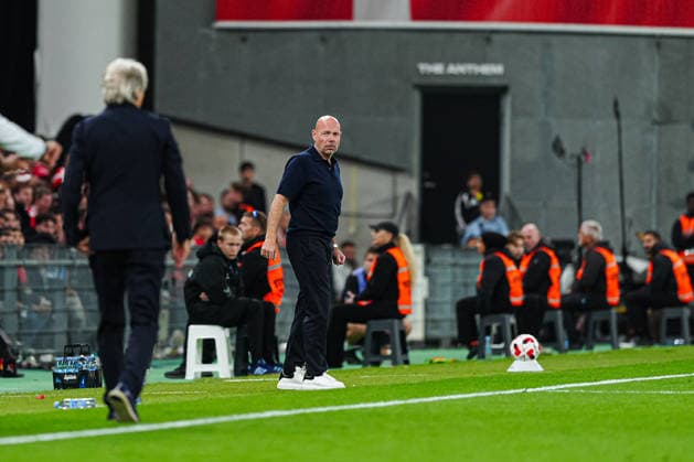 Brian Riemer, Denmark, Coach, DEN, Denmark vs. Portugal, Soccer, UEFA Nations League A, Group 4, Matchday 3, 2026–2027 Season, October 1, 2026 DEN, Denmark vs. Portugal, Soccer, UEFA Nations League A, Group 4, Matchday 3, 2026–2027 Season, October 1, 2026 Copenhagen Copyright: xEibner-Pressefoto MarcelxvonxFehrnx EP_MFN