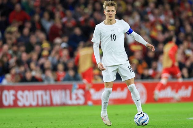 Wales v Denmark UEFA Nations League Martin Odegaard Of Norway during the UEFA Nations League Group D match at the Cardiff City Stadium, Cardiff 01 10 2026 UK Newspapers OUT Copyright: xGeraintxNicholasx FIL-24019-0052