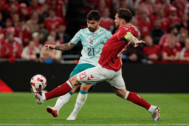 Ruben Neves seen during UEFA Nations League Division A game between National Teams of Denmark and Portugal (Ernest Kolodziej Ball Raw Images) Copenhagen Parken Denmark Copyright: xErnestxKolodziejx ernestkolodziej_denmark_portugal_2627_3-18