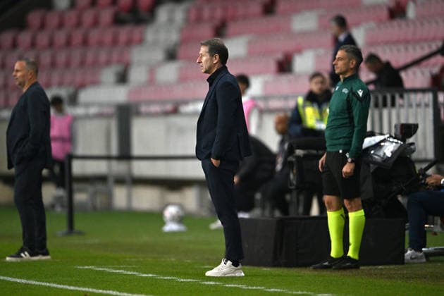 SOCCER - UEFA Nations League - Israel vs. Kosovo Photo by IPA ABACAPRESS.COM89190621 - Kosovo coach Franco Coda during the Nations League phase, Matchday 3, League B Group B3, between Israel and Kosovo on October 1, 2026, at Nagyerdei Stadium in Debrecen, Hungary Haifa Israel  Copyright: xIPAxSport ABACAx
