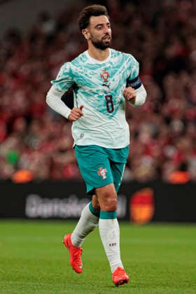 Bruno Fernandes seen during UEFA Nations League Division A game between National Teams of Denmark and Portugal (Ernest Kolodziej Ball Raw Images) Copenhagen Parken Denmark Copyright: xErnestxKolodziejx ernestkolodziej_denmark_portugal_2627_3-31