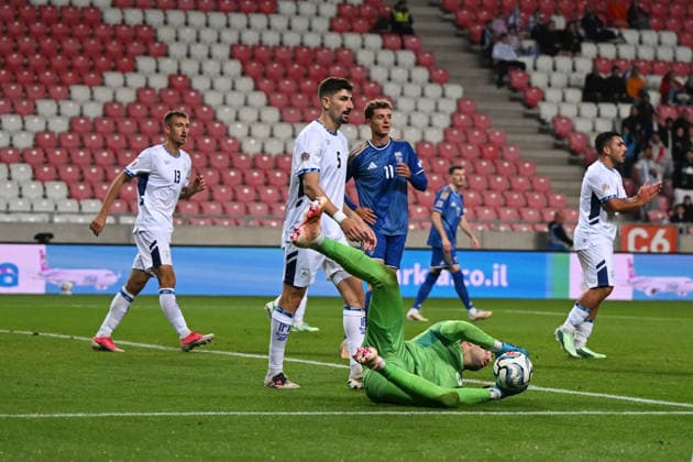 IPA89190966 - Assaf Tzur (Israel) during the Nations League, Matchday 3, League B, Group B3, between Israel and Kosovo on October 1, 2026, at Nagyerdei Stadium in Debrecen, Hungary  Copyright: xVincenzoxOrlando IPAxSportx xx IPA89190966