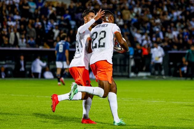 THESSALONIKI - Denzel Dumfries of the Netherlands celebrates his team s second goal but it is disallowed by VAR during the UEFA Nations League match between Greece and the Netherlands at the Toumba Stadium on 1 October 2026 in Thessaloniki, Greece. MARCEL TER BALS ANP UEFA Nations League 2026 27 xVIxANPxSportx xMarcelxterxBalsxIVx 571099714 originalFilename: 571099714