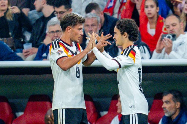 Nations League, Group A, Matchday 3, Germany vs. Serbia on October 1, 2026, at the Allianz Arena in Munich; Mika Baur, 1,000th international appearance; Substitution Copyright: xBahhoxKarax